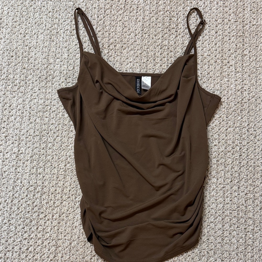 H&M Brown Camisole Top. Lg. Nvr worn